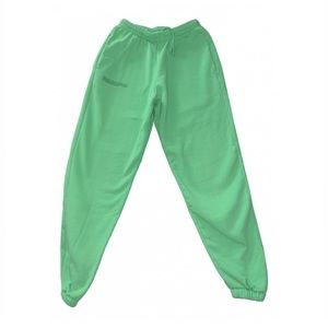 The Pangaia Signature green sweatpants in XS